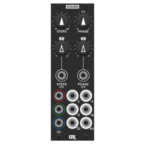 LZX Industries Stairs Eurorack Visual Waveshaper and VCA Module