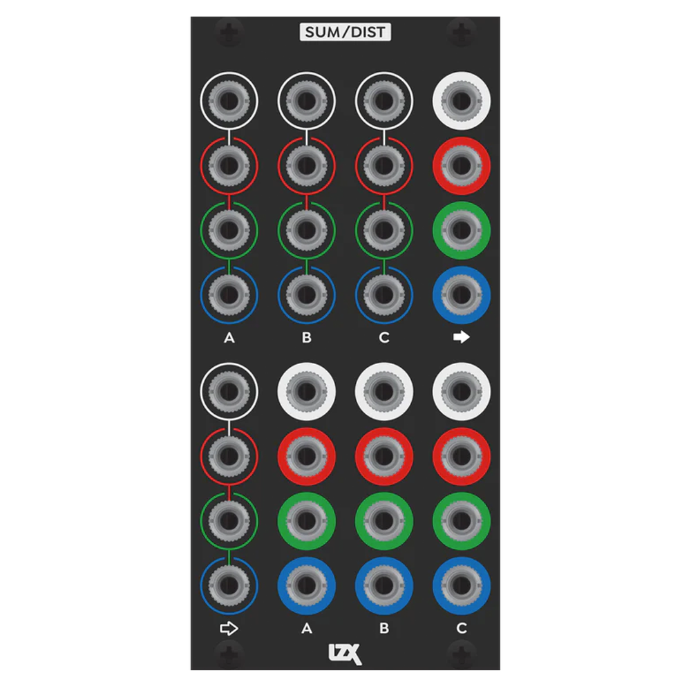 LZX Industries Sum/Dist Eurorack Visual Function Bank Module