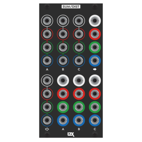 LZX Industries Sum/Dist Eurorack Visual Function Bank Module