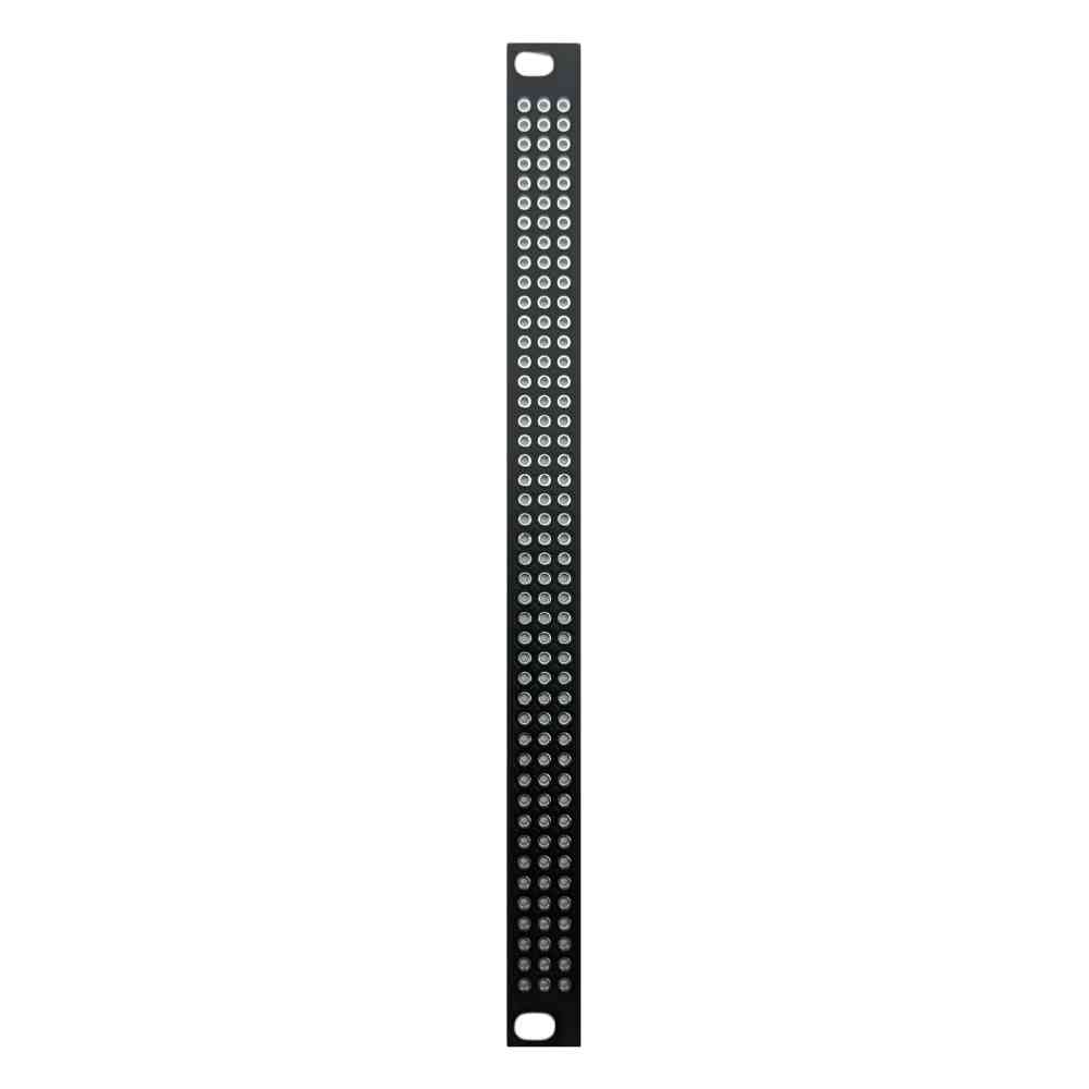 BeepBoop Electronics Eurorack Blank Panel (3U 2hp Perfboard Black/Silver)