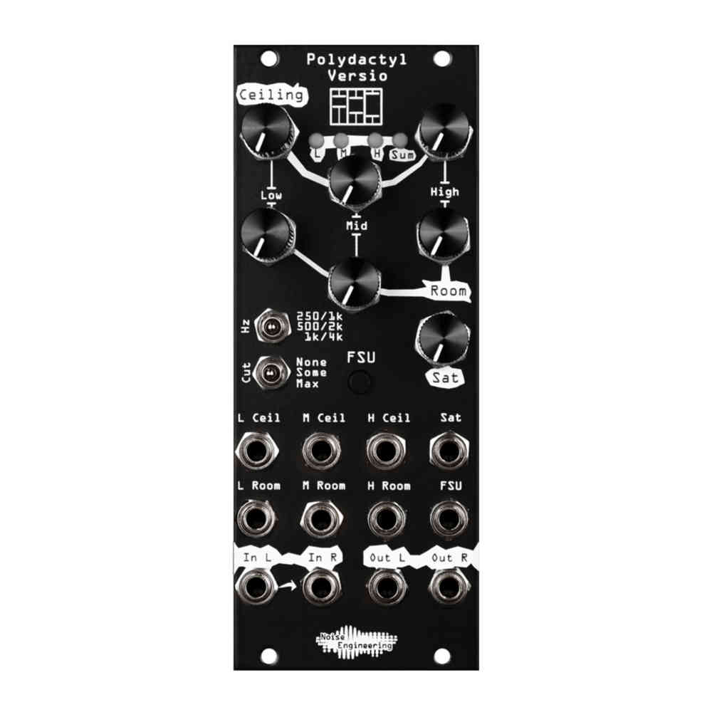 Noise Engineering Polydactyl Versio Eurorack Multi-band Dynamics Processor Module (Black)