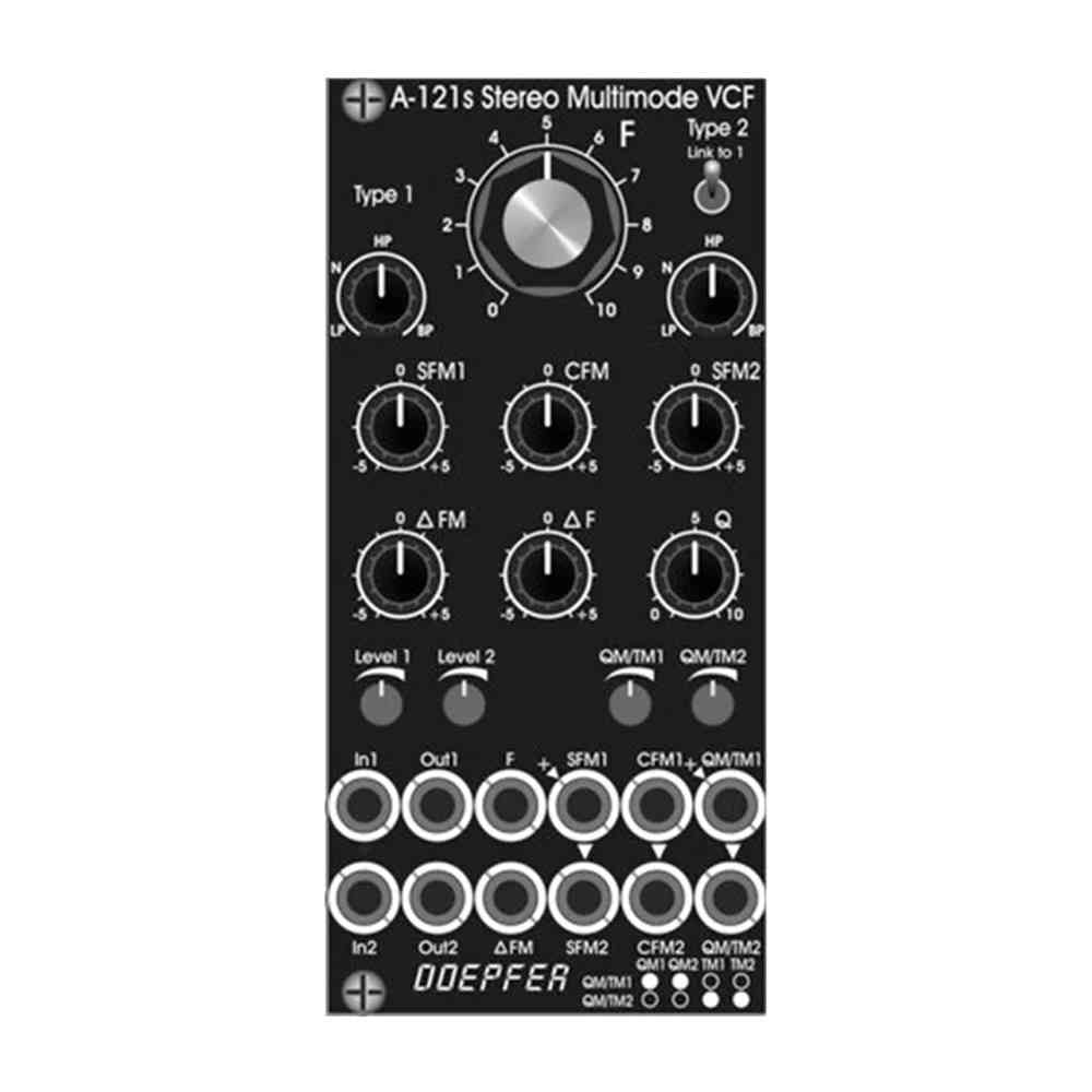 Doepfer A-121s-V Eurorack Stereo Multimode Filter Module (Black)