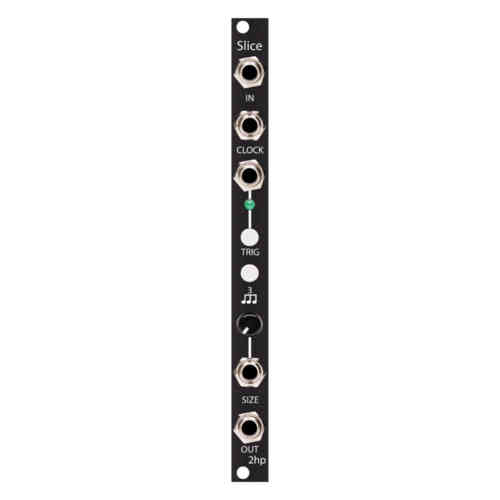2hp Slice Eurorack Beat Repeat and Glitch Module (Black)