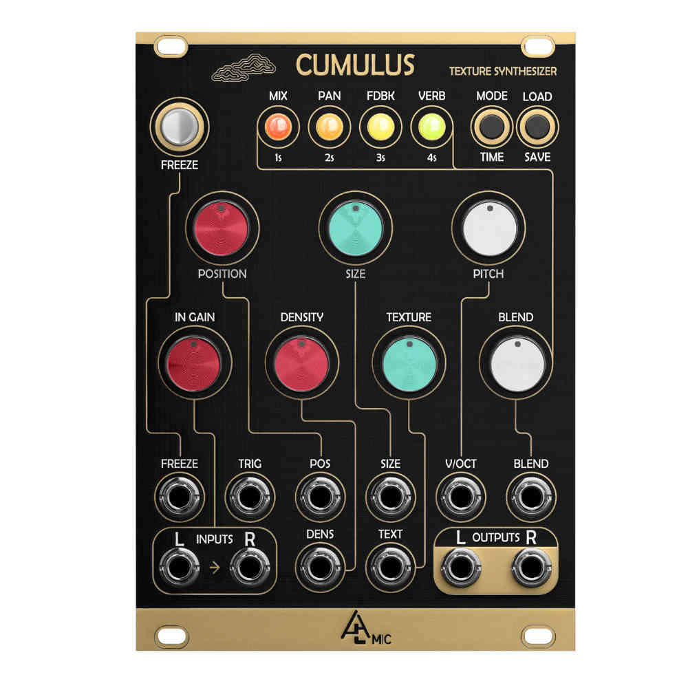 After Later Audio Cumulus Eurorack Granular and FX Module (Mutable Clouds Clone)