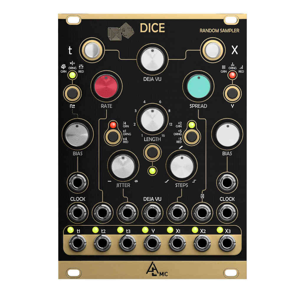After Later Audio Dice Eurorack Generative Sequencer Module (Mutable Marbles Clone)