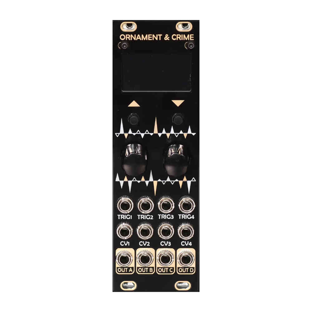 After Later Audio Ornament and Crime Eurorack Multi-Function Module (uO_C) (3U – Black)