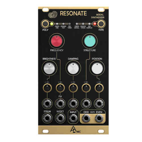 After Later Audio Resonate Eurorack Physical Modelling Module (Mutable Rings Clone)