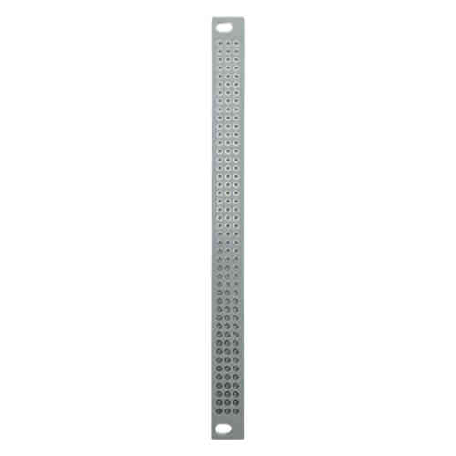 BeepBoop Electronics Eurorack Blank Panel (3U 2hp Perfboard White/Silver)