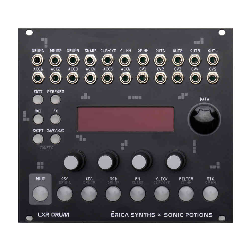 Erica Synths LXR Drum Machine Eurorack Module