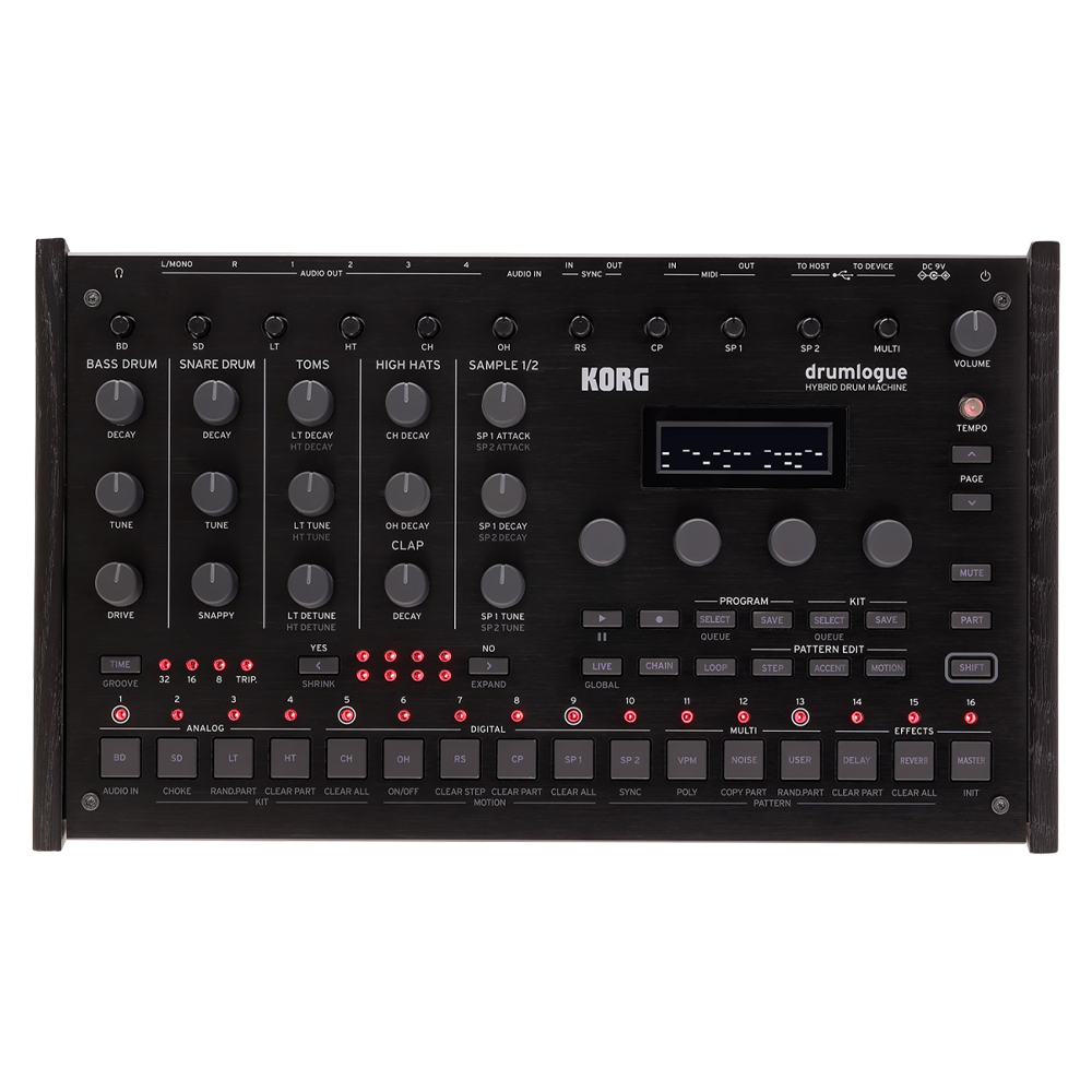 Korg Drumlogue Hybrid Analog/Digital Drum Machine