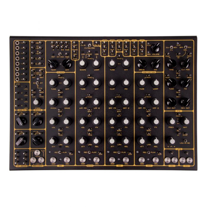 Soma Laboratory Pulsar-23 Organismic Drum Machine (Black & Gold)
