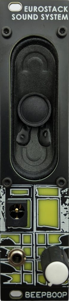 BeepBoop Electronics Eurostack Sound System Eurorack Speaker Module