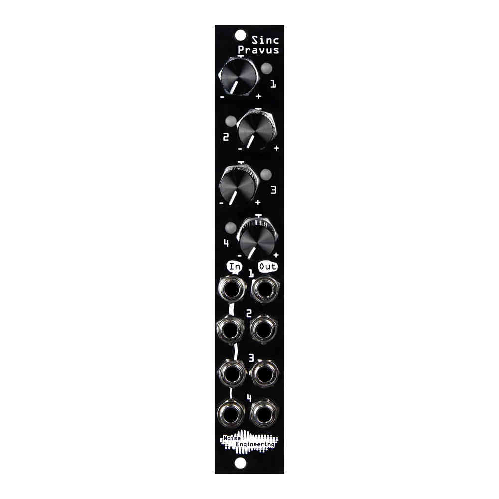 Noise Engineering Sinc Pravus Eurorack Quad Voltage Offset Module (Black)