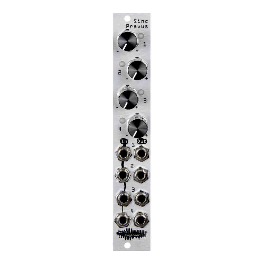 Noise Engineering Sinc Pravus Eurorack Quad Voltage Offset Module (Silver)