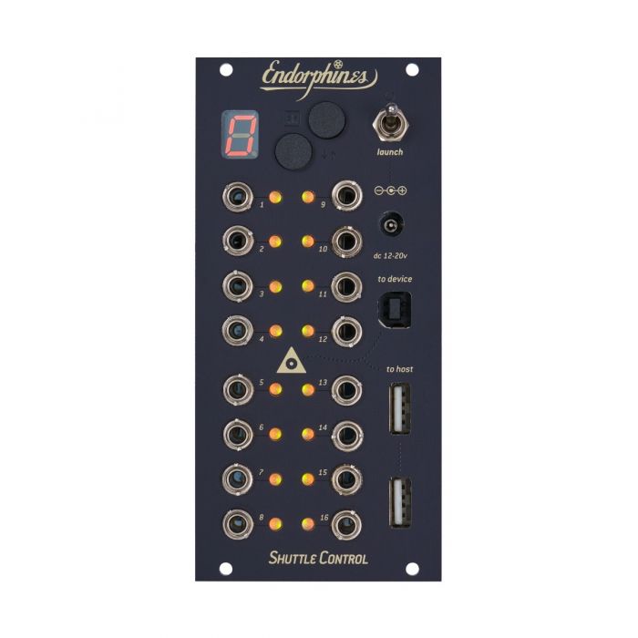 Endorphin.es Shuttle Control Eurorack USB/MIDI/CV Convertor Module (Black)