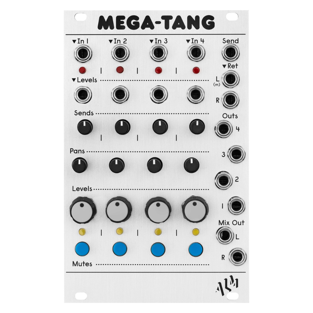 ALM Busy Circuits Mega-Tang Eurorack Quad Mixer and VCA Module