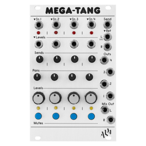 ALM Busy Circuits Mega-Tang Eurorack Quad Mixer and VCA Module
