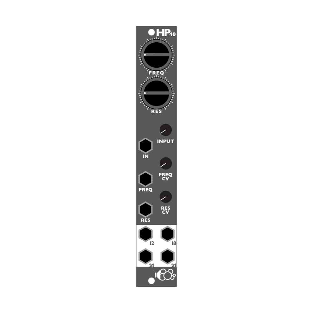 Bubblesound HP40 Eurorack VC High Pass Filter Module