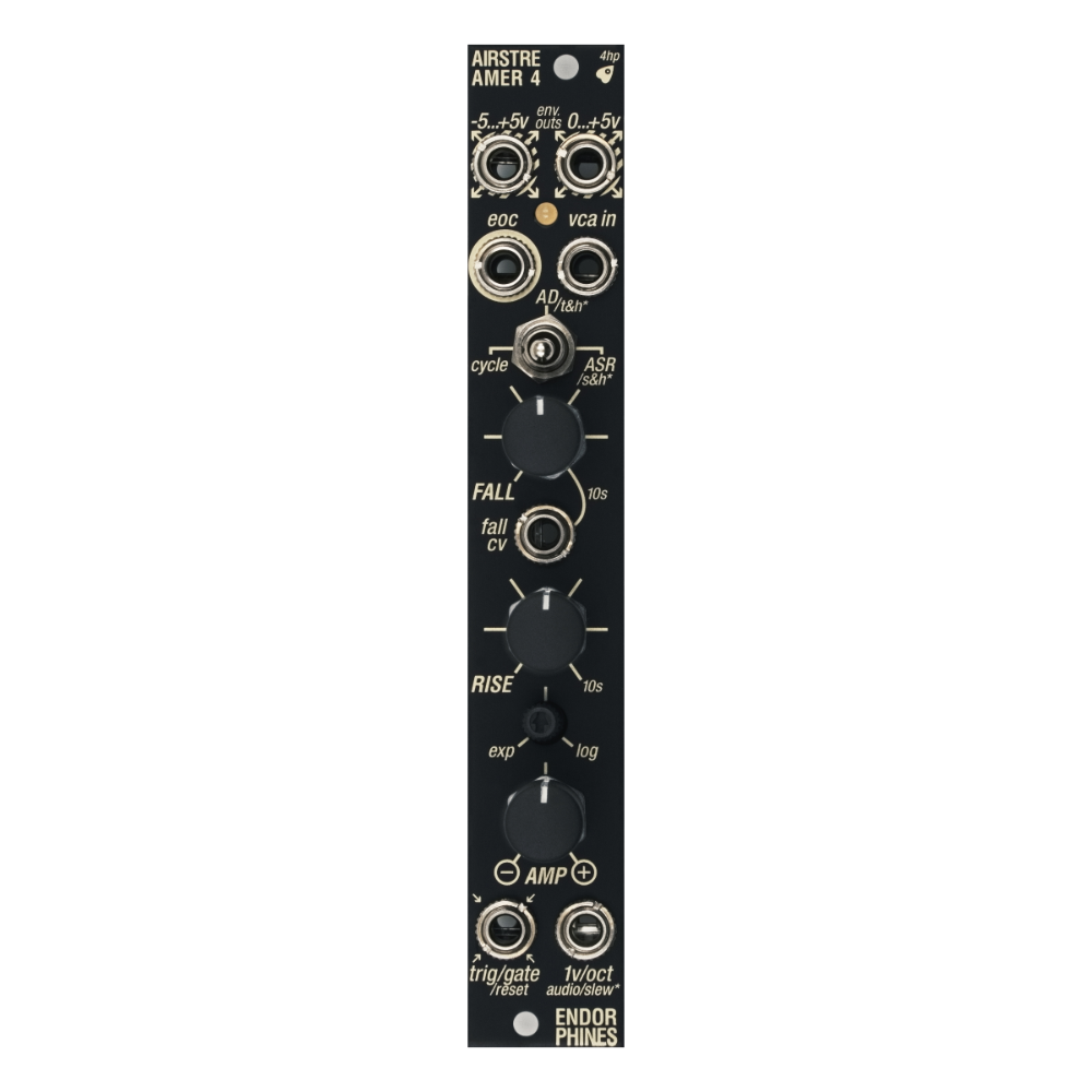 Endorphin.es Airstreamer 4 Eurorack Envelope Generator Module (Black)