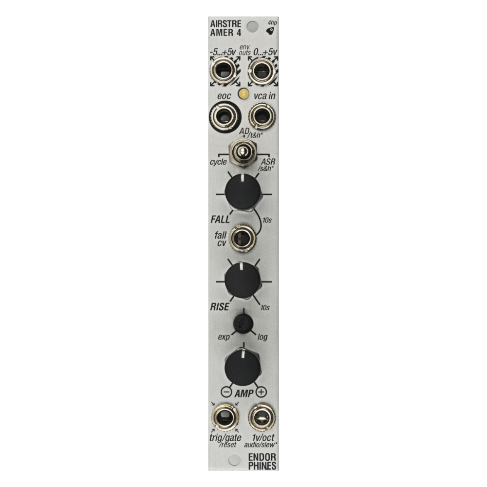 Endorphin.es Airstreamer 4 Eurorack Envelope Generator Module (Silver)