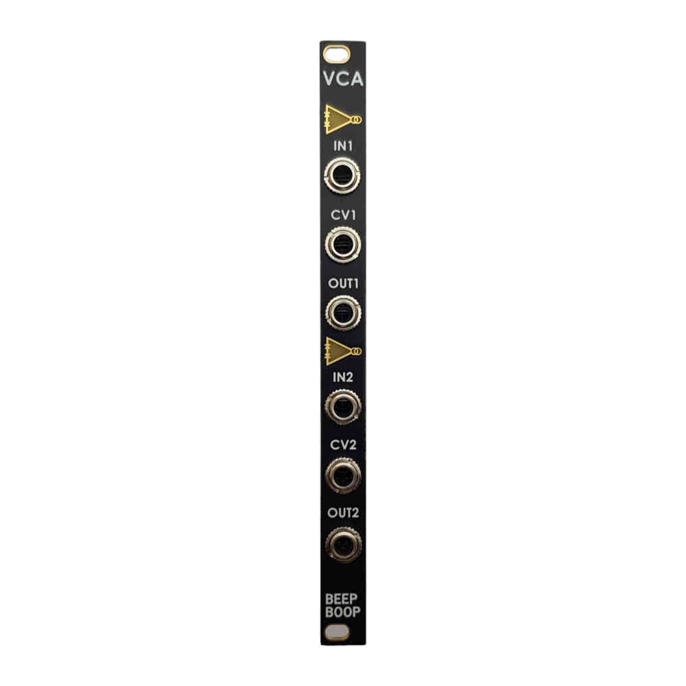 BeepBoop Electronics 2hp Dual VCA Eurorack Module