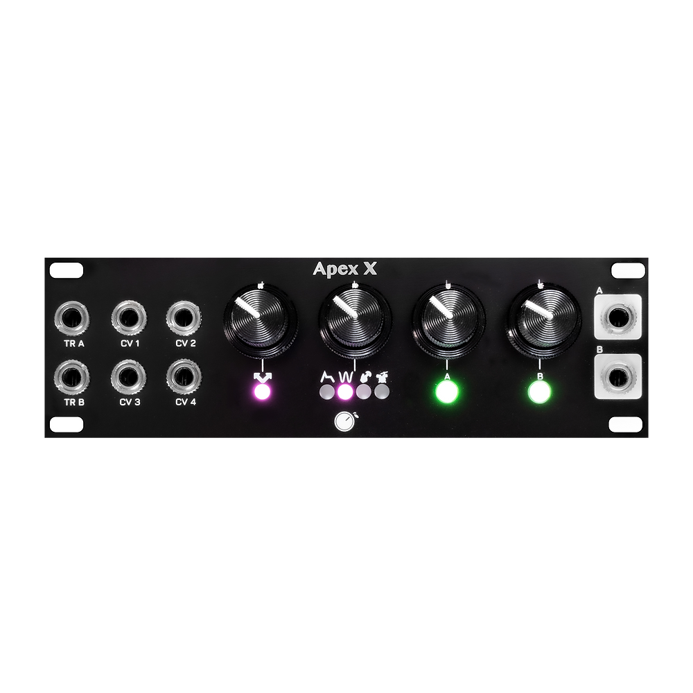 Plum Audio Apex X Eurorack Mult-Function Module (Black – 1U)