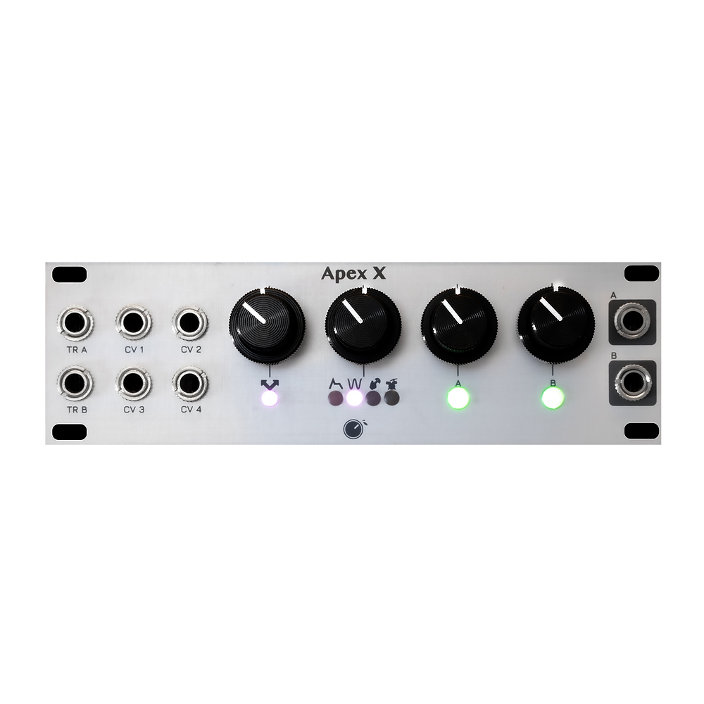 Plum Audio Apex X Eurorack Mult-Function Module (Silver – 1U)