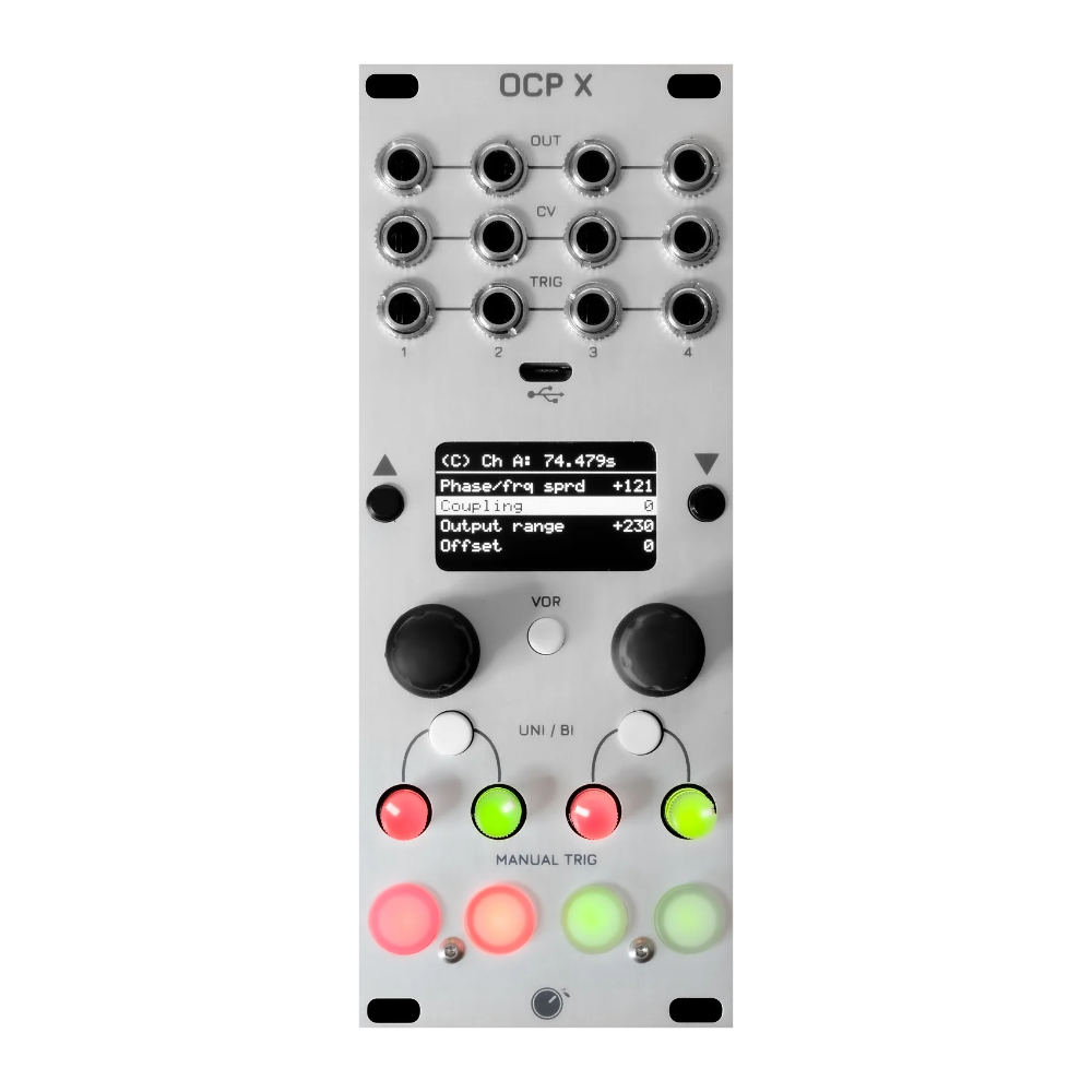 Plum Audio OCP X Eurorack Mult-Function Ornament And Crime Module (uO_C) (Silver – 3U)