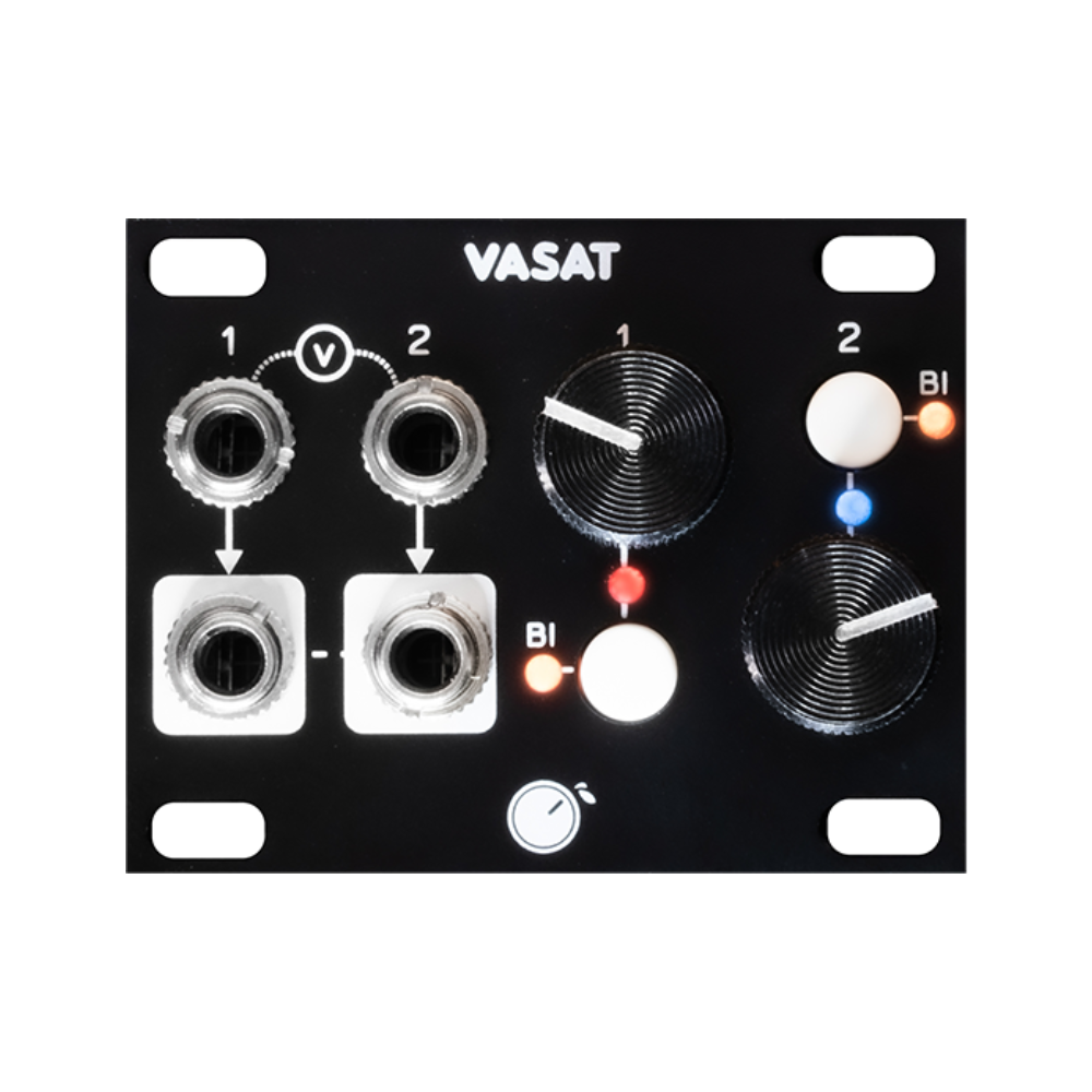 Plum Audio VASAT Eurorack Attenuvert Mix and Offset Module (1U – Black)