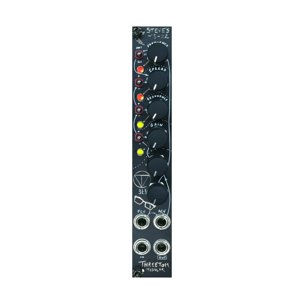 ThreeTom Modular Steve’s MS22 Eurorack Dual VC Filter Module