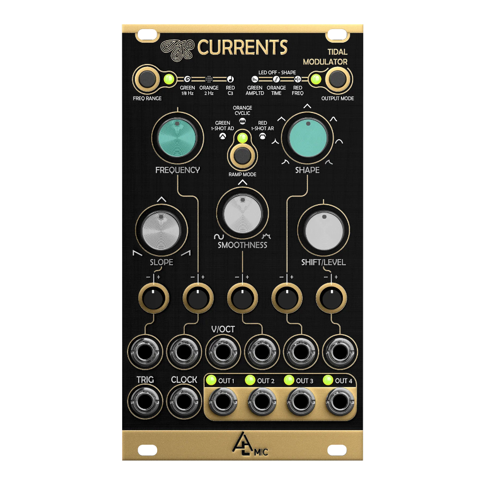 After Later Audio Currents Eurorack Envelope and LFO Module (Mutable Instruments Tides Clone)