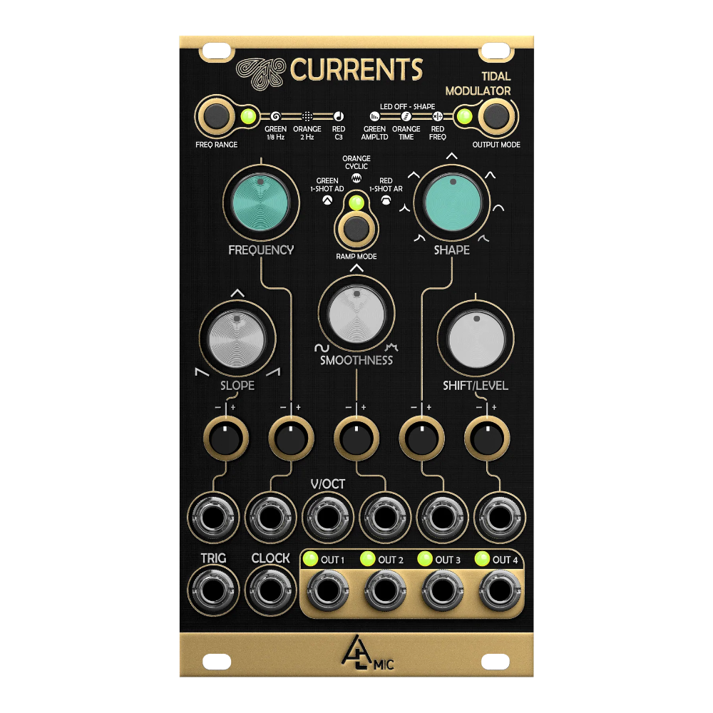 After Later Audio Currents Eurorack Envelope and LFO Module (Mutable Instruments Tides Clone)