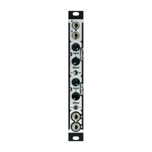 Klavis Tweakers Eurorack Dual Gain/Offset/Polarity/Mute CV Processor Module (Silver)