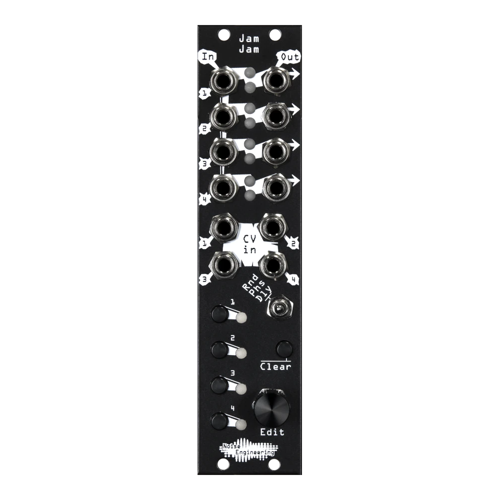 Noise Engineering Jam Jam Eurorack Quad Gate and Trigger Processor Module (Black)