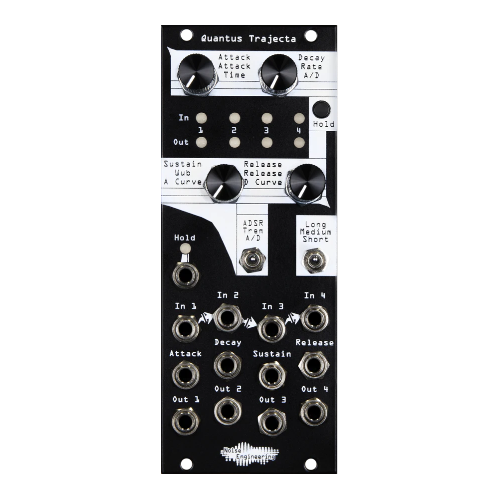 Noise Engineering Quantus Trajecta Eurorack Quad Envelope Module (Black)