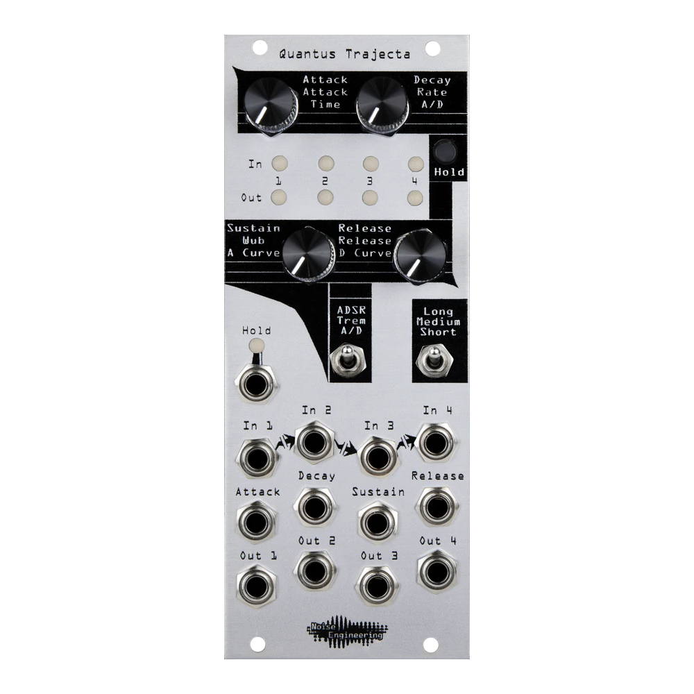 Noise Engineering Quantus Trajecta Eurorack Quad Envelope Module (Silver)