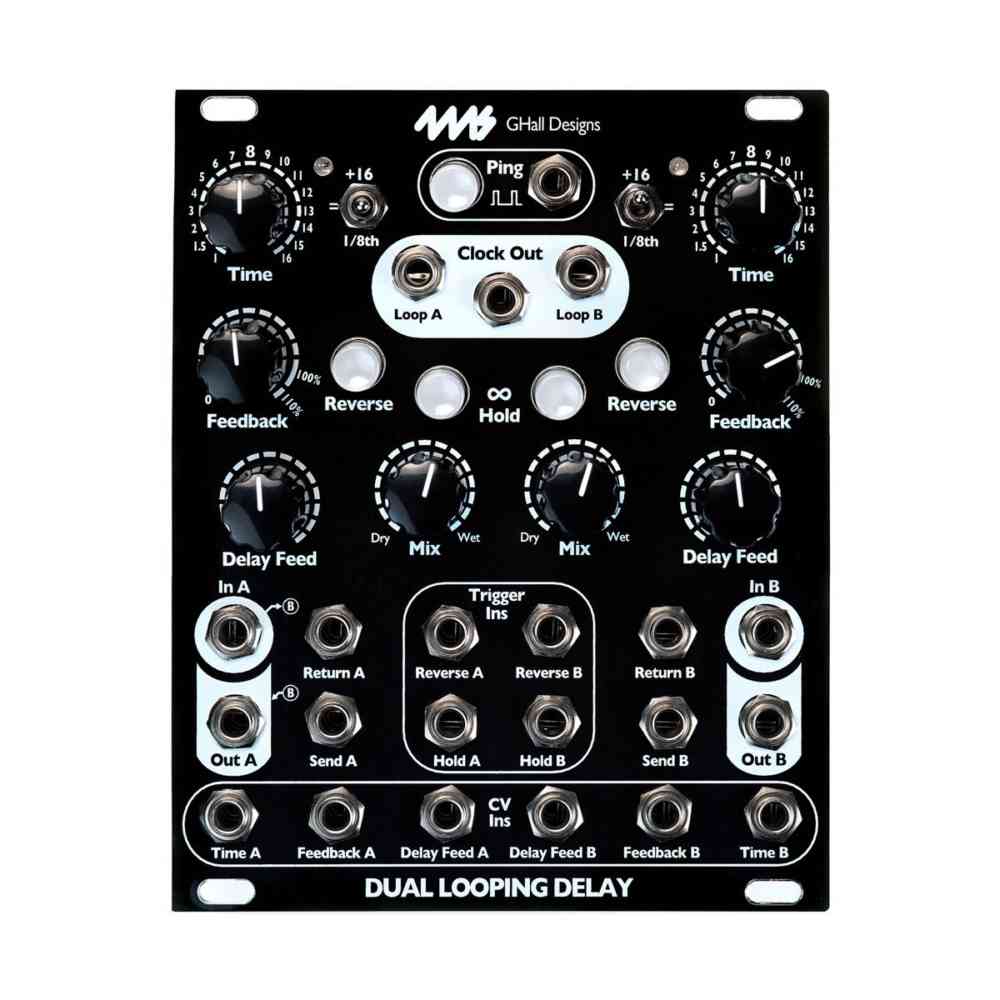 4ms Dual Looping Delay Eurorack Module Black (DLD)