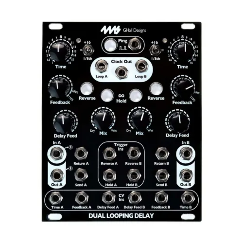 4ms Dual Looping Delay Eurorack Module (Black)