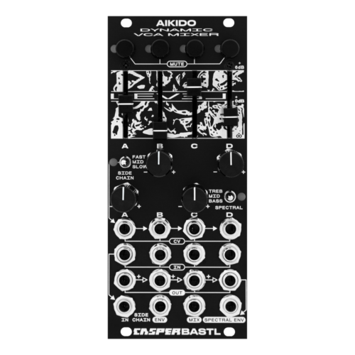 Bastl Instruments Aikido Eurorack Dynamic Quad VCA Mixer Module
