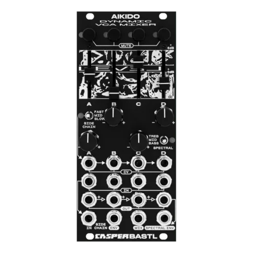 Bastl Instruments Aikido Eurorack Dynamic Quad VCA Mixer Module