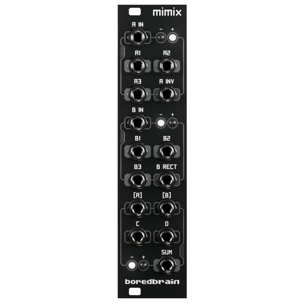 Boredbrain Mimix Eurorack Dual Multiple and Unity Mixer Module