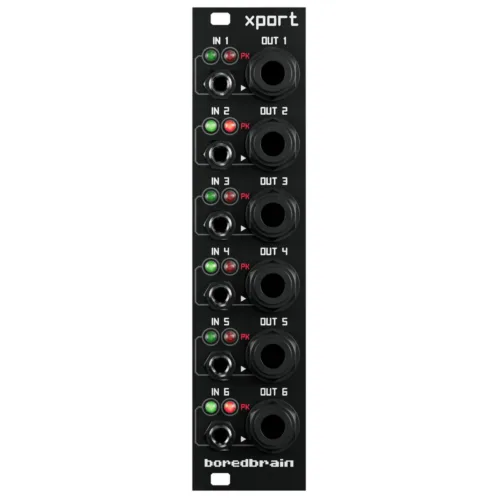 Boredbrain Xport Eurorack Audio Output Module