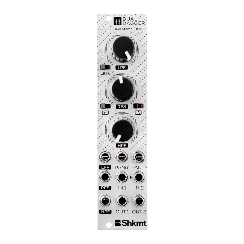 Shakmat Modular Dual Dagger Eurorack Stereo High and Low Pass Filter Module