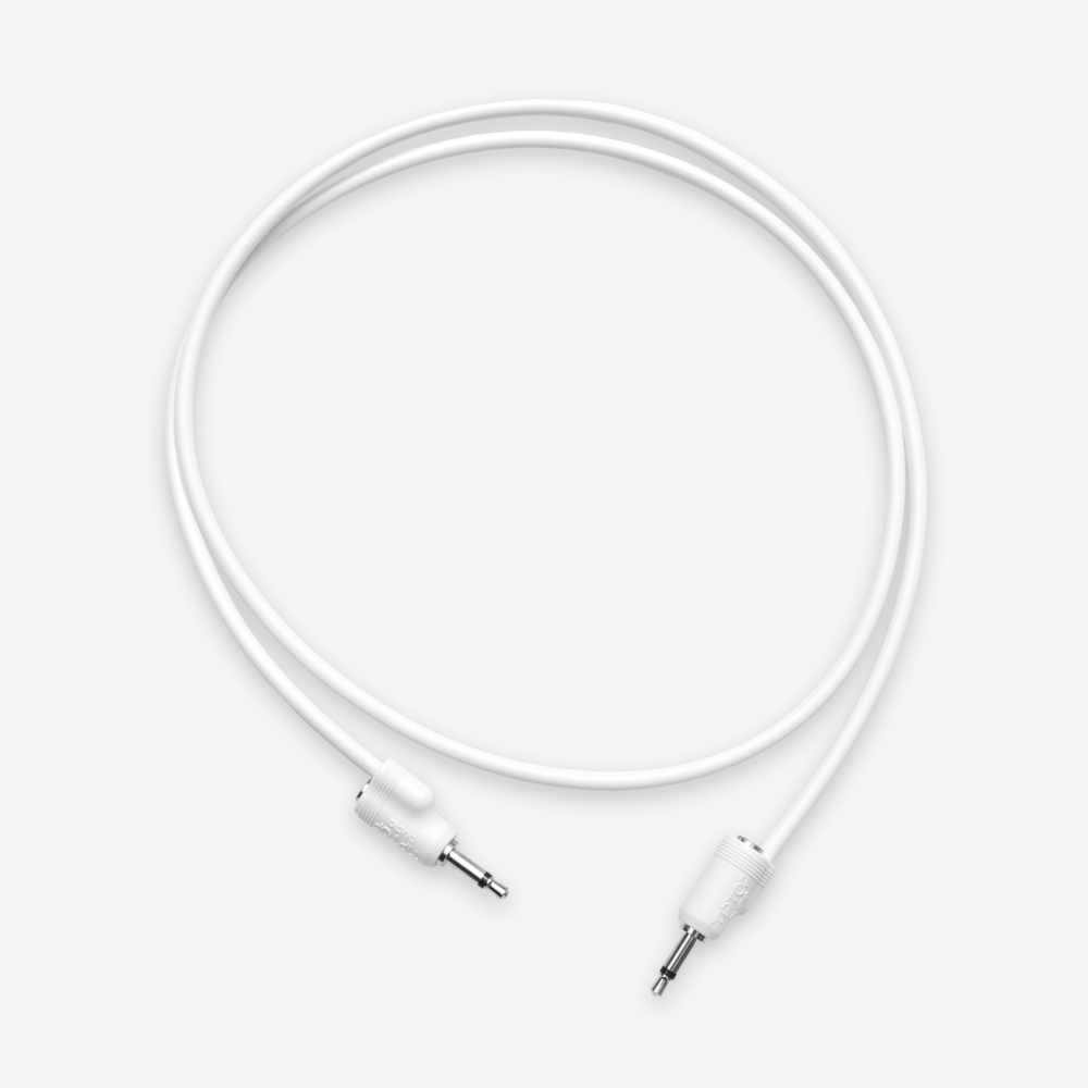 Tiptop Audio StackCable Eurorack Multi Patch Cable (5 Pack – 90cm – White)