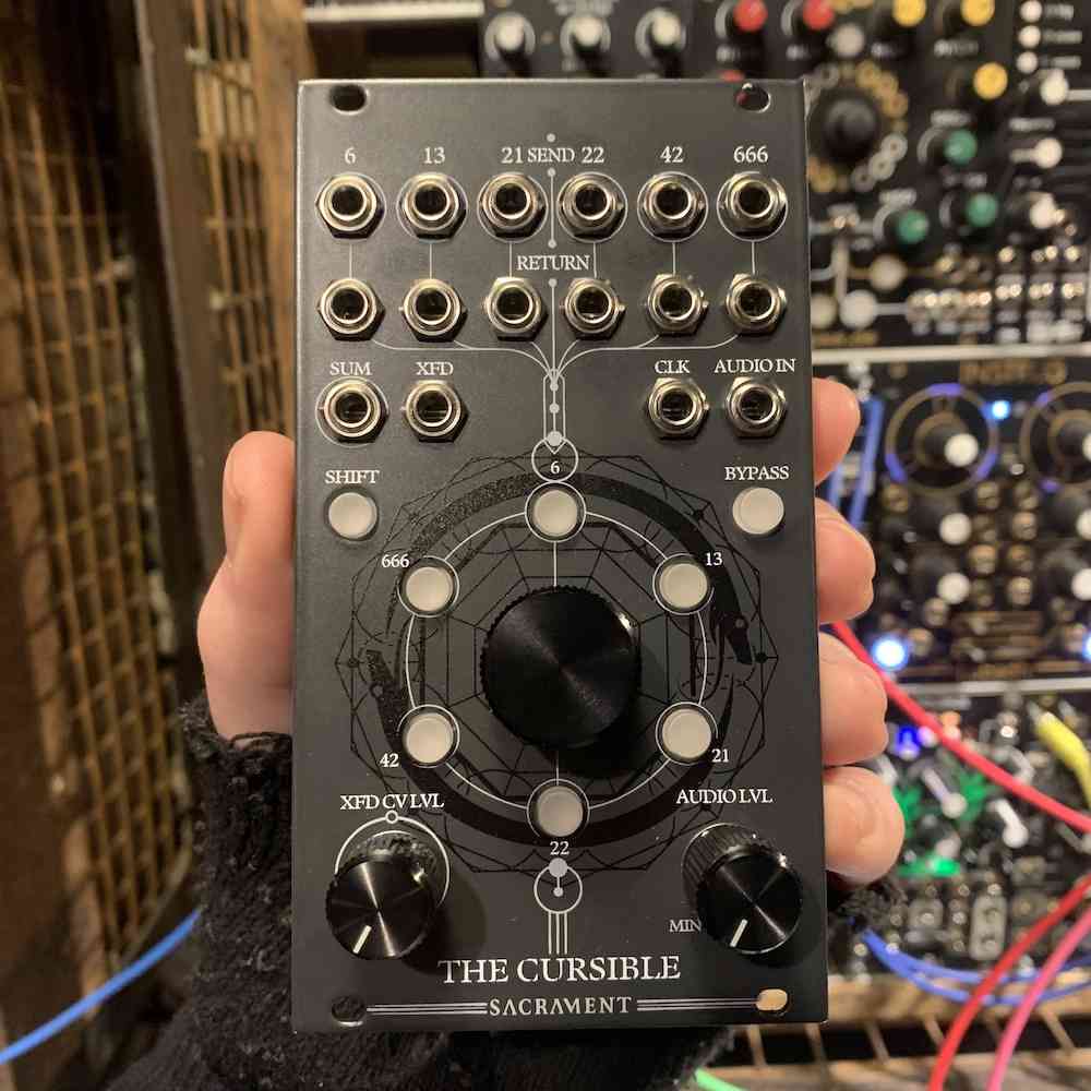 Erica Synths x Sacrament Modular The Cursible Morphing Effects-Send Matrix Eurorack Module [B-Stock]
