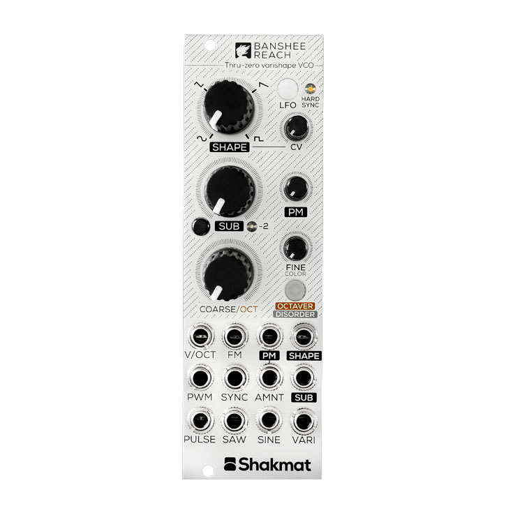 Shakmat Modular Banshee Reach Through-Zero Eurorack VCO Module