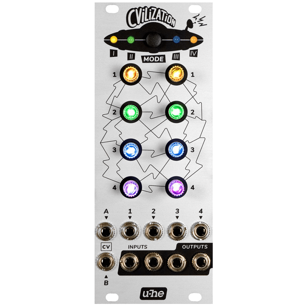 U-he CVilization Eurorack Polymorphic CV Utility and Mixer Module