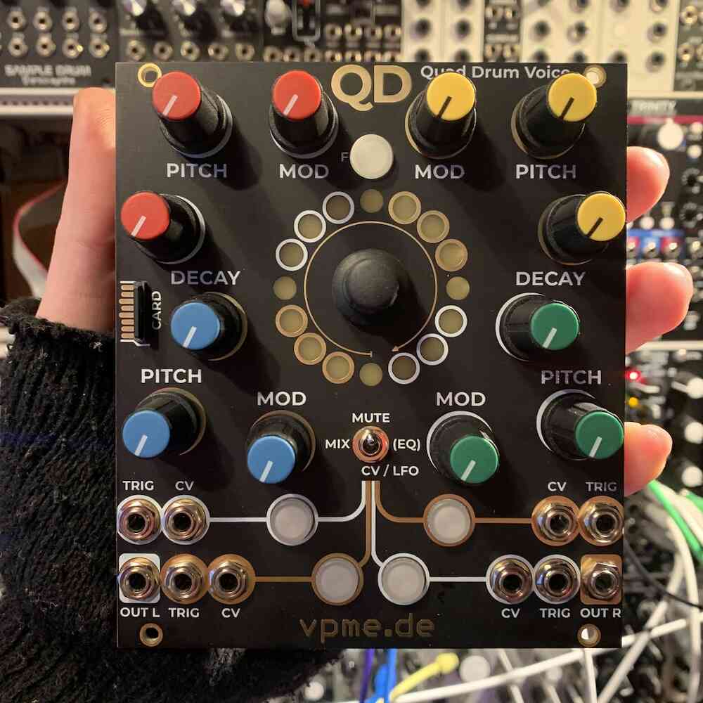 vpme.de Quad Drum Eurorack Percussion Module [B-Stock]