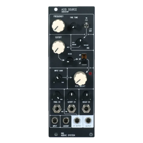 ADDAC 107 Eurorack Acid Source Synth Voice Module (Black)