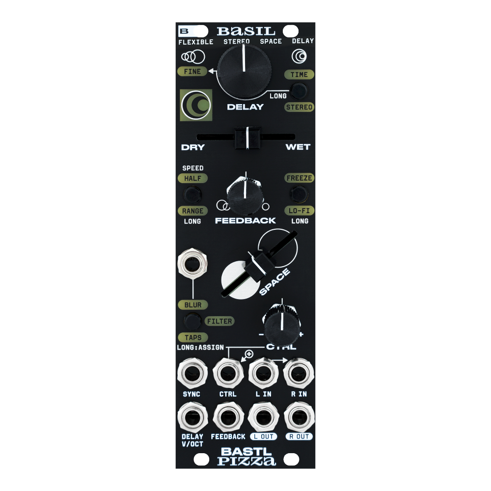 Bastl Instruments Basil Eurorack Flexible Stereo Space Delay Module